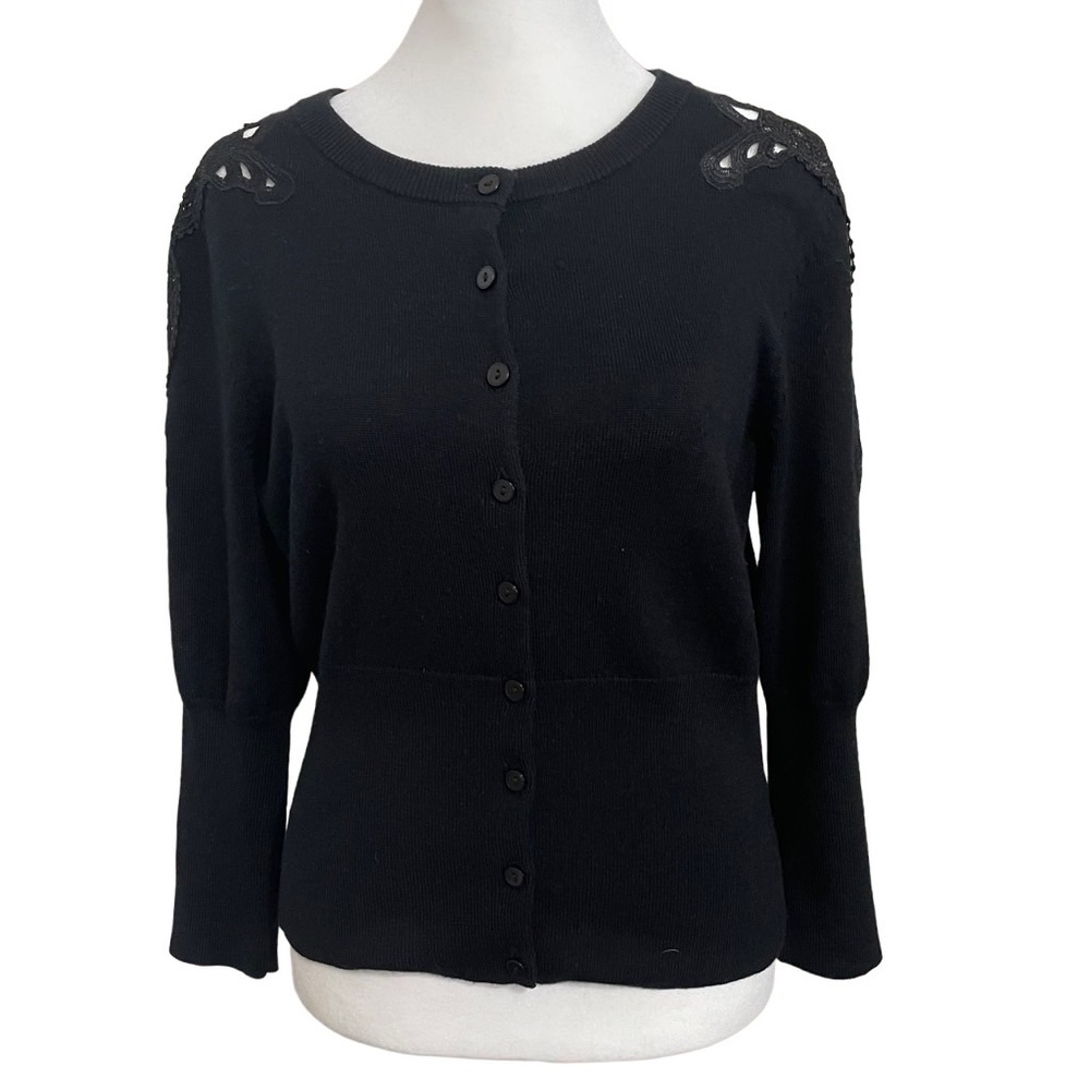 Antonio Melani Cardigan -- Black -- Size Small